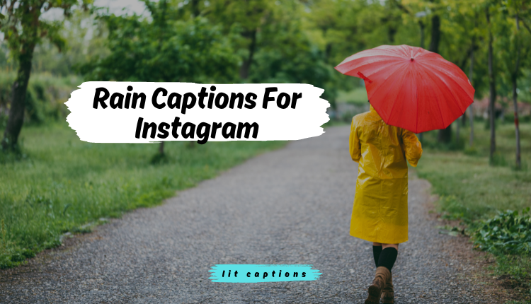 210+ Rain Captions For Instagram